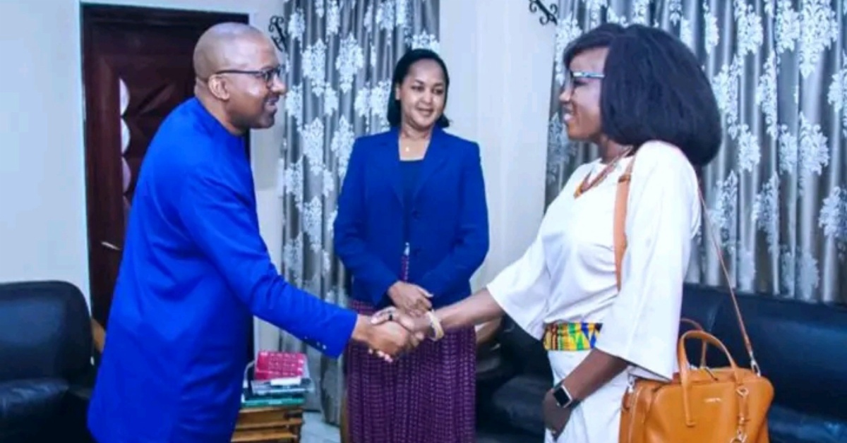 Popular Rwanda Female Politician Pays Courtesy Call to Vice President, Juldeh Jalloh