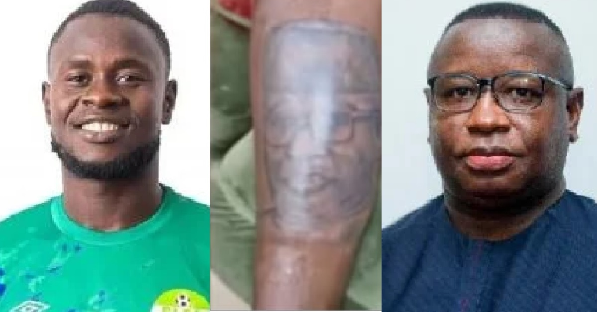 Musa Tombo Tattoos President Bio on His Hand