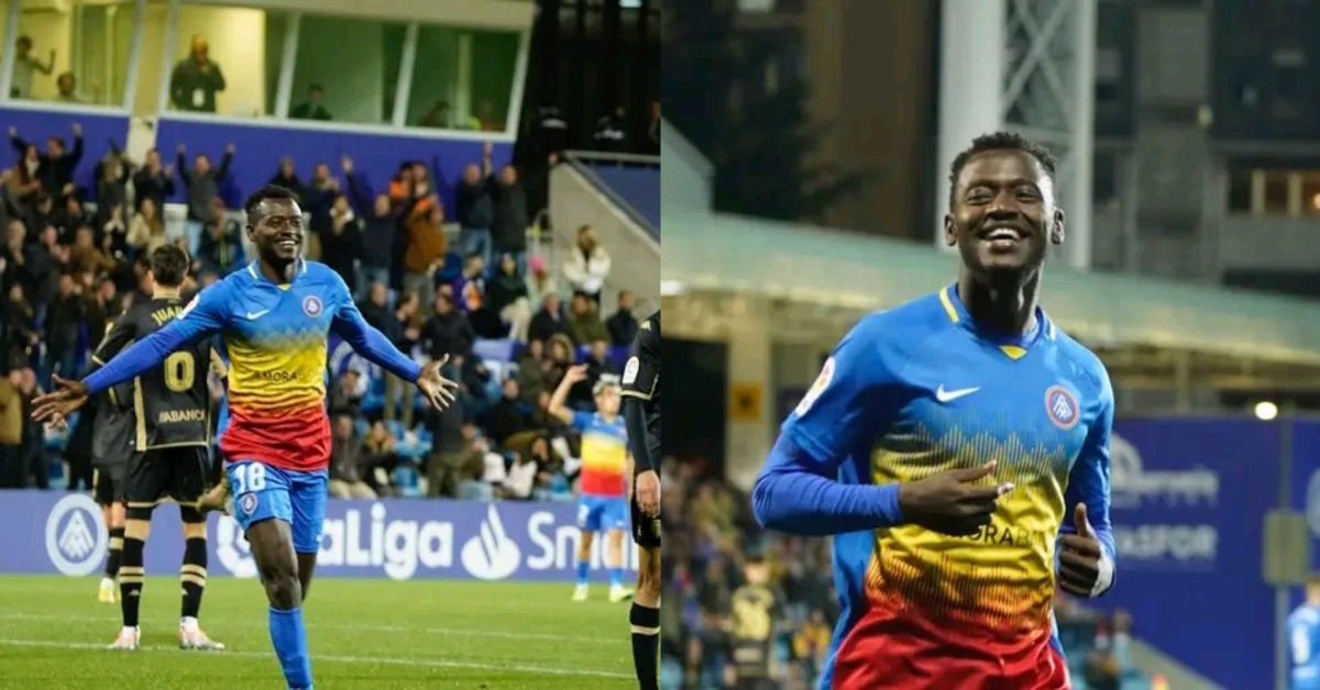 Leone Stars Forward, Mustapha Bundu Scored Twice to Help His Spanish Club  Secured a Win