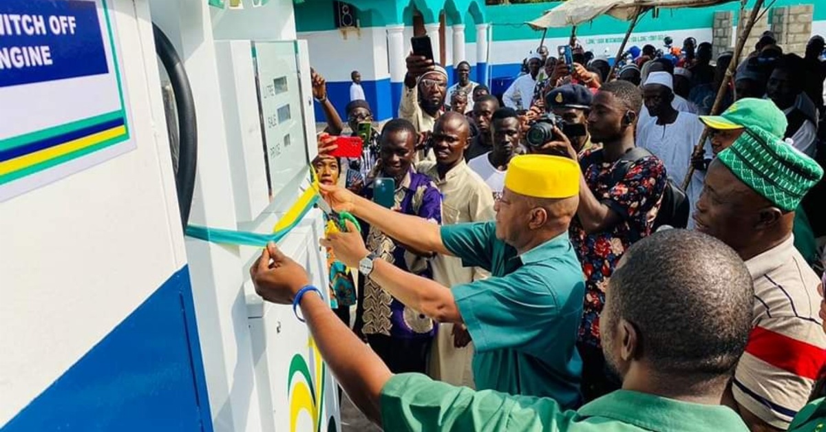 NP-SL Commissions New Filling Station in Gbalamuya