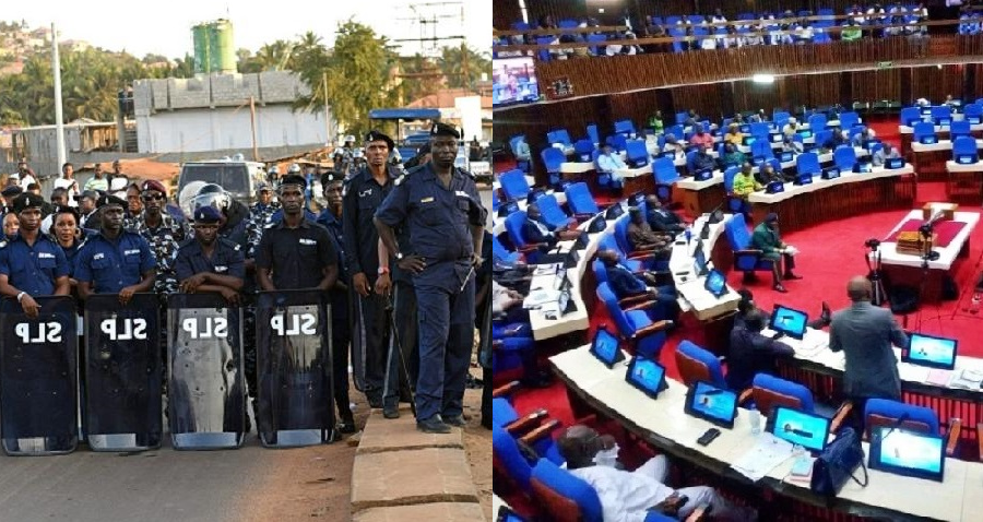 Members of Parliament Question Police Annual Records