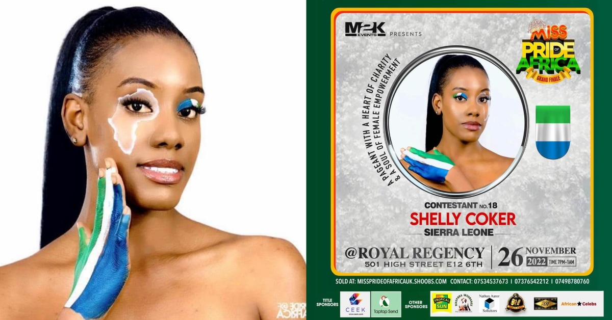 Meet Shelly Coker, Sierra Leone’s Representative at Miss Pride of Africa UK