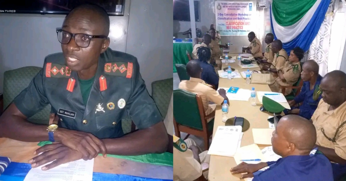 UNDP Funds Refresher Training on Inmates’ Classification