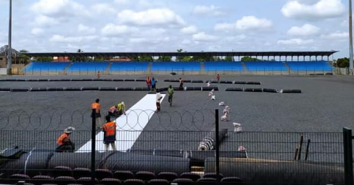 Artificial Turf Installed at The Southern Arena Stadium in Bo