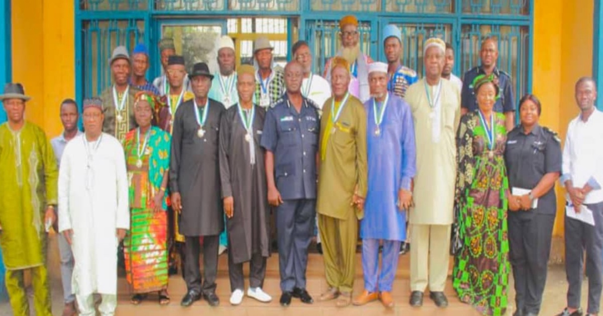 Council Of Tribal Heads Western Area Pays Courtesy Call on The IGP