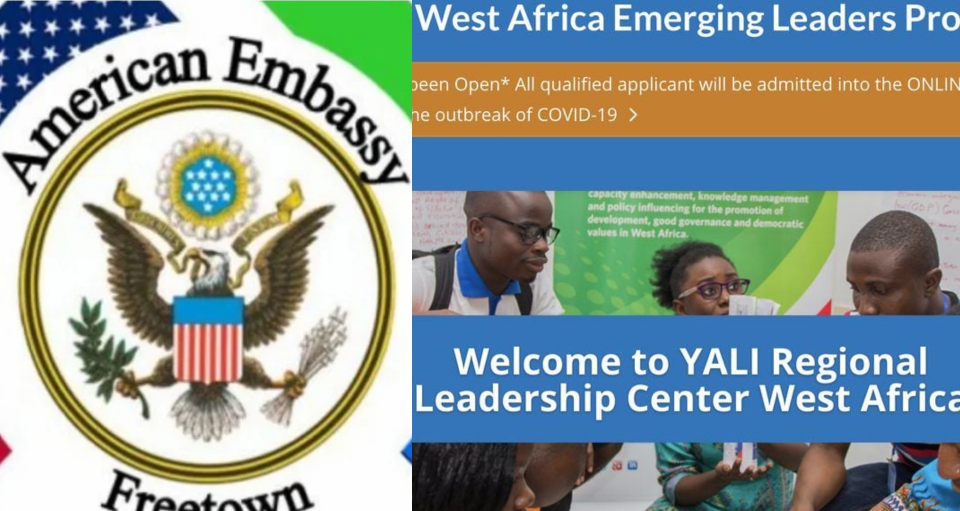 U.S Embassy Sierra Leone Opens Application For YALIRLCWA Cohort 42