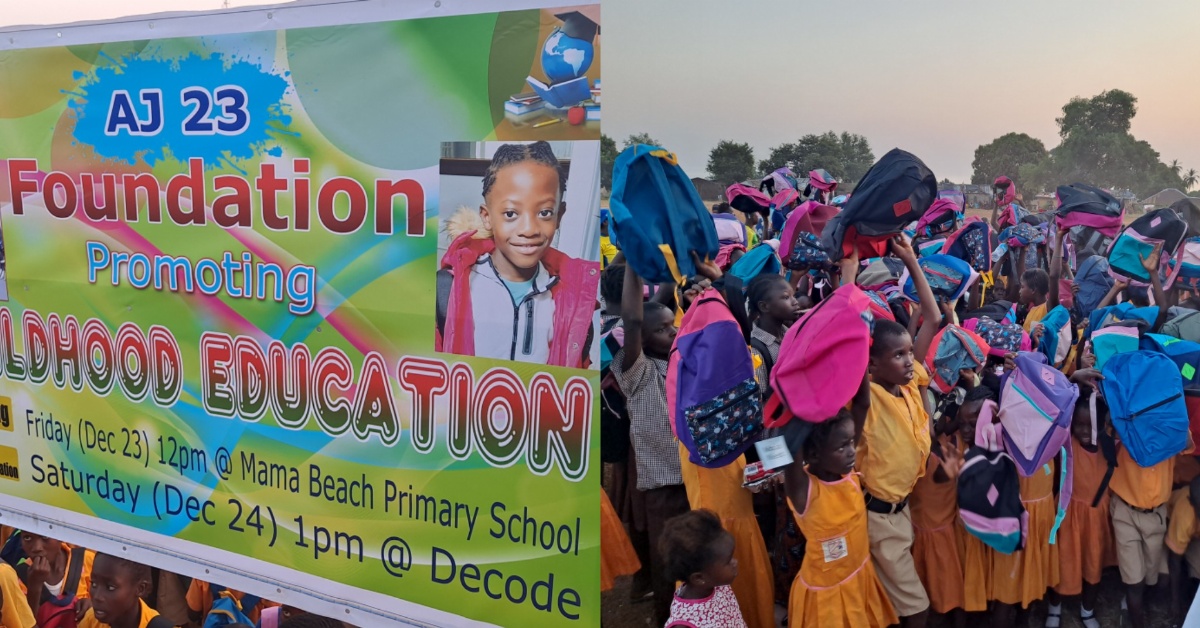 AJ 23 Foundation Supports Over 300 Primary School Pupils With Learning Materials