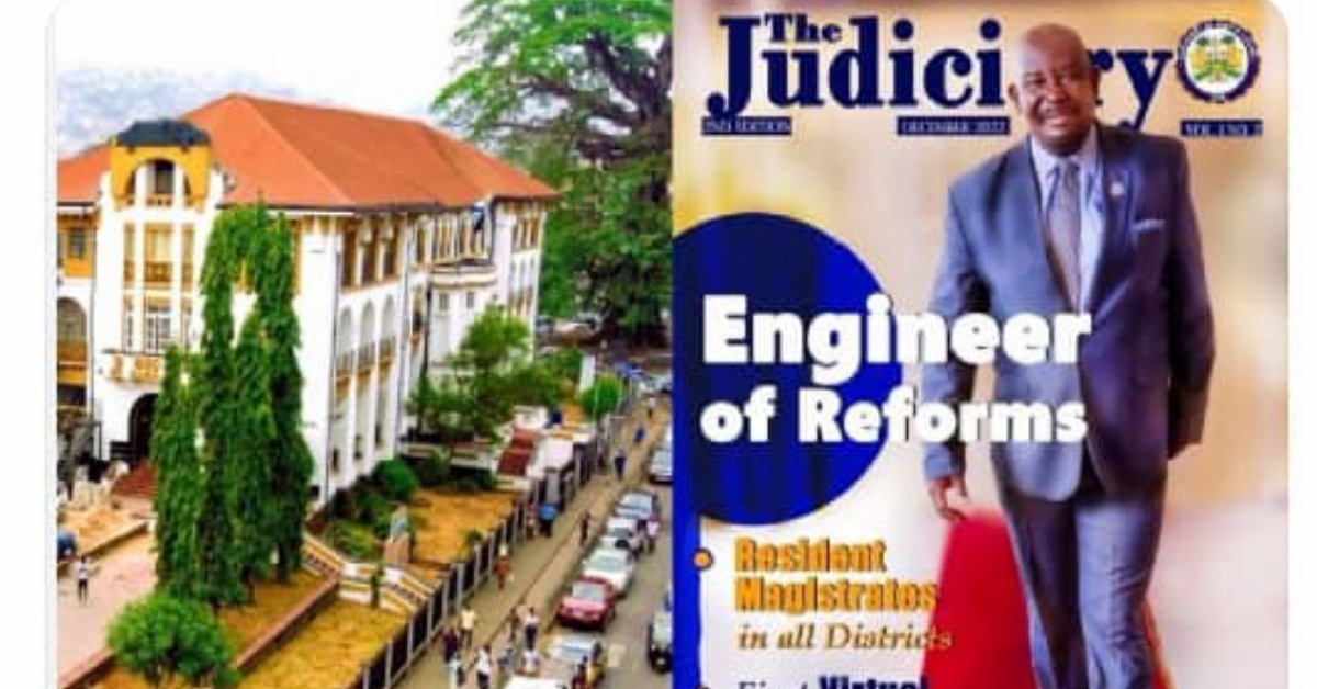 Sierra Leone Chief Justice Unveils Second Edition of Judiciary Magazine