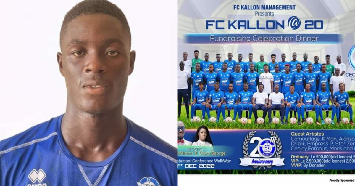 FC Kallon Unveils New Liberian Striker Emmanuel Gono