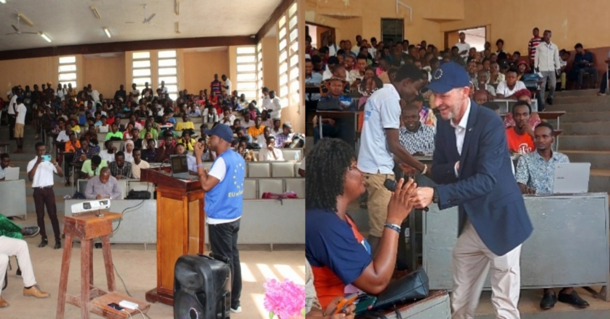 EU Delegation Informs Sierra Leonean Students About Erasmus Mundus Joint Masters Schlorship Opportunity