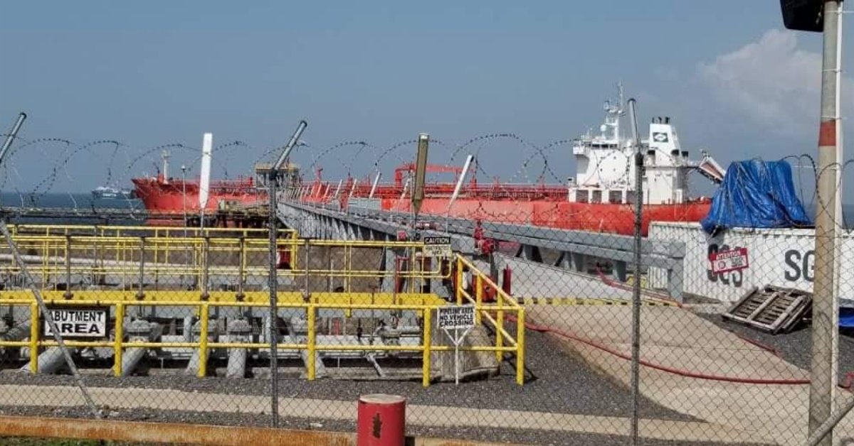 Fuel Ship Arrives at Kissy Oil Terminal