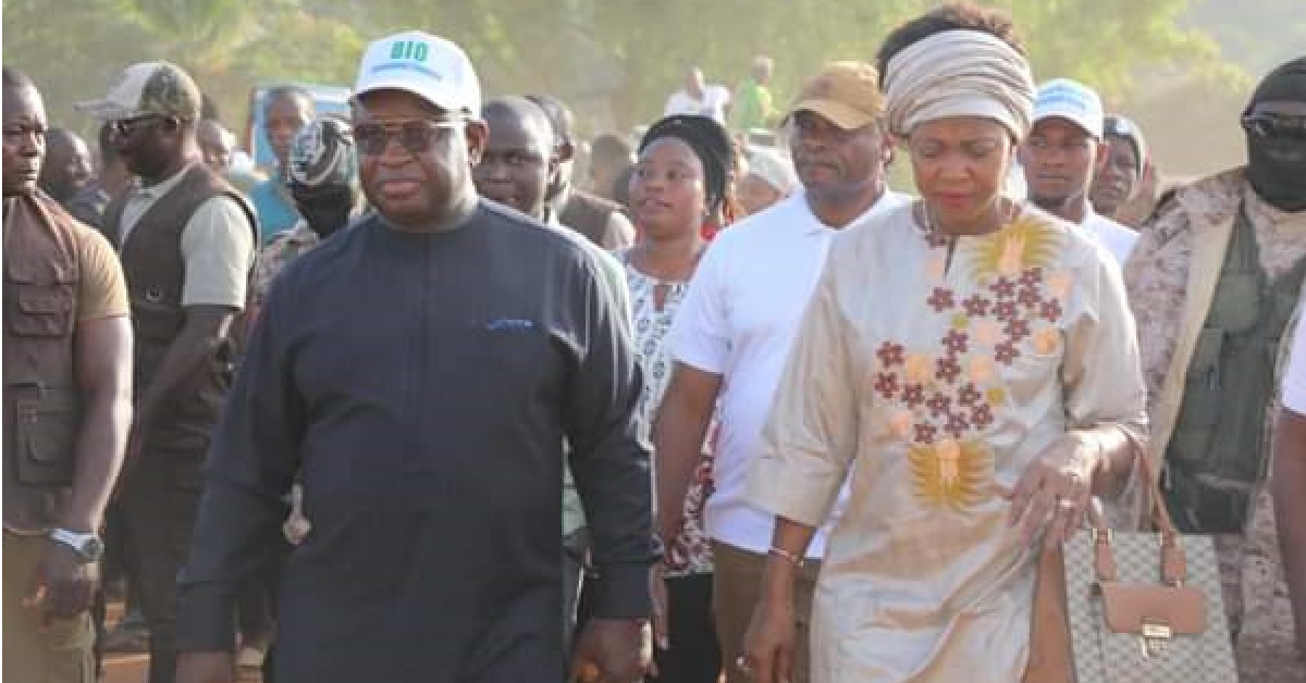 President Bio And Fatima Call For Continual Peace, Unity And Growth as They Romance With The Kono Conference 