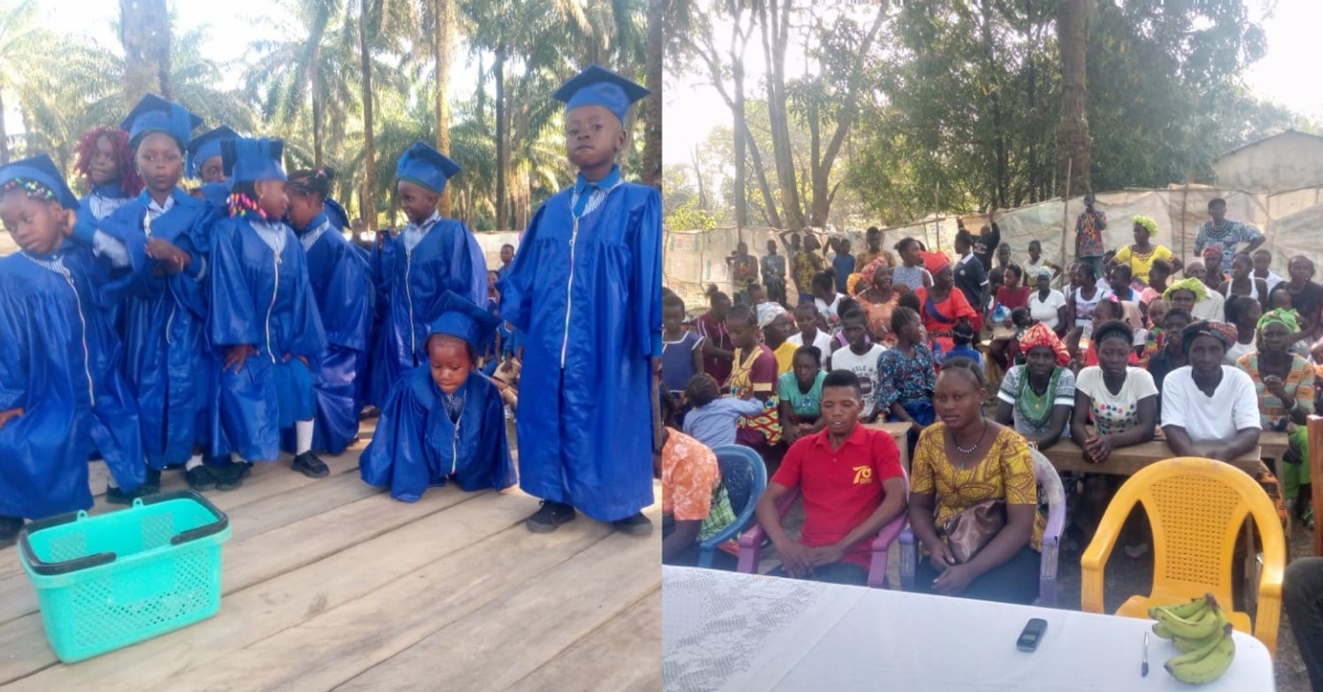 Makali Town First- Primary School Ended Graduation For 15 Kindergarten