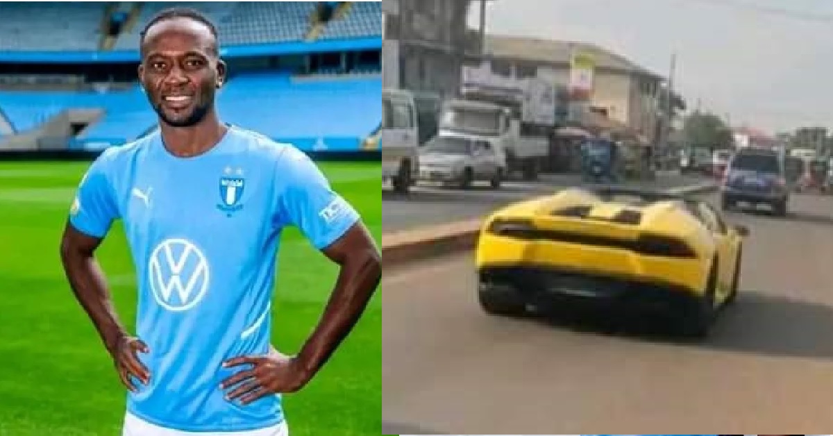 Mohamed Buya Turay Cruises The First Ever Lamborghini in Freetown