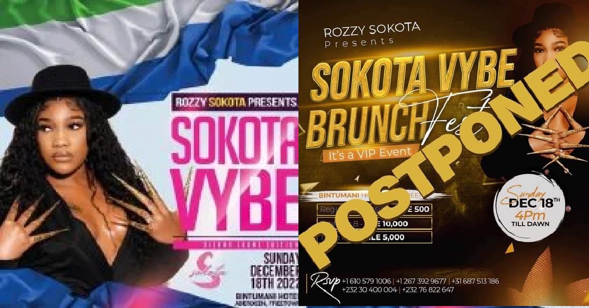Rozzy Sokota Vybe Brunch Fest Postponed