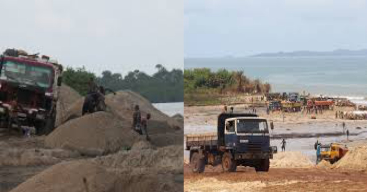 Sand Mining in Lungi a Very Serious Environmental Issue