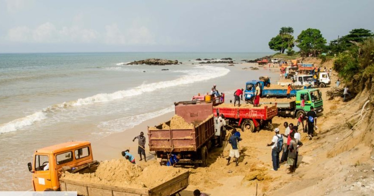Mahera Beach Suffers From Illegal Sand Mining