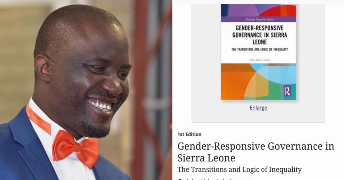 Dr. John Idriss Lahai Publishes 15th Book Focusing on Governance in Sierra Leone