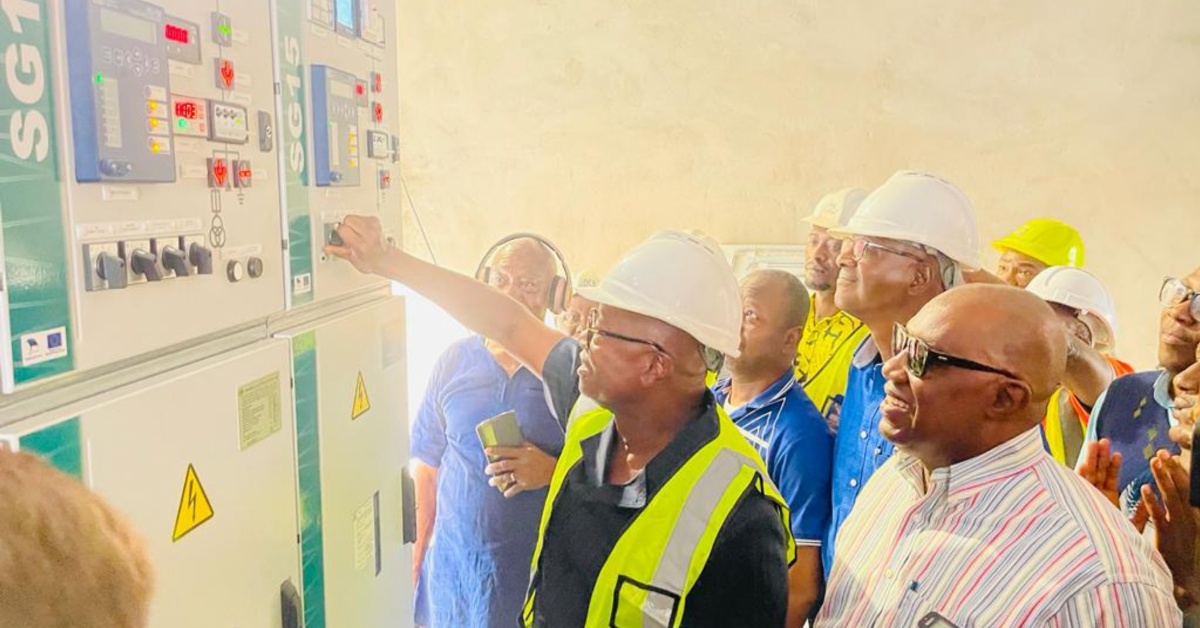 Energy Minister Connects Koidu Holdings to CLSG Grid