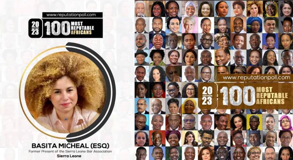 Basita Michael Featured Among 100 Most Reputable Africans in 2023