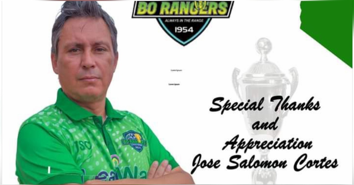 Coach Jose Salomon Cortes Bids Farewell to Bo Rangers 
