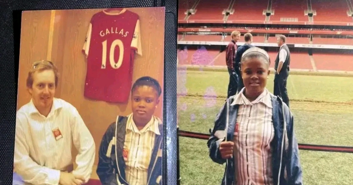 Hawa Tombo Shares Photos of Her at The Emirate Stadium