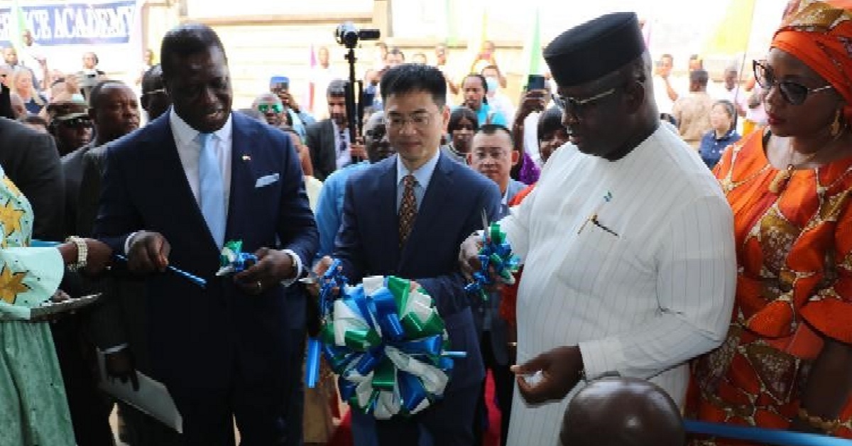 President Bio Commissions First Ever Foreign Service Academy in Sierra Leone And The Mano River Union