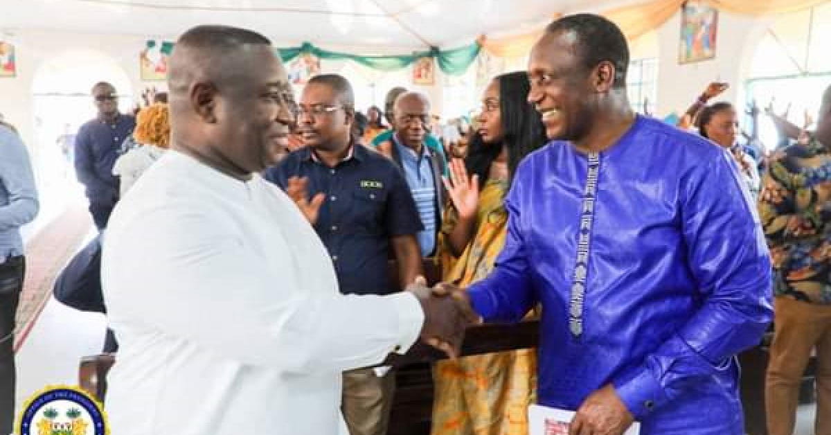 President Bio And Opposition Leader Kandeh Yumkella Celebrate New Year’s Day Together