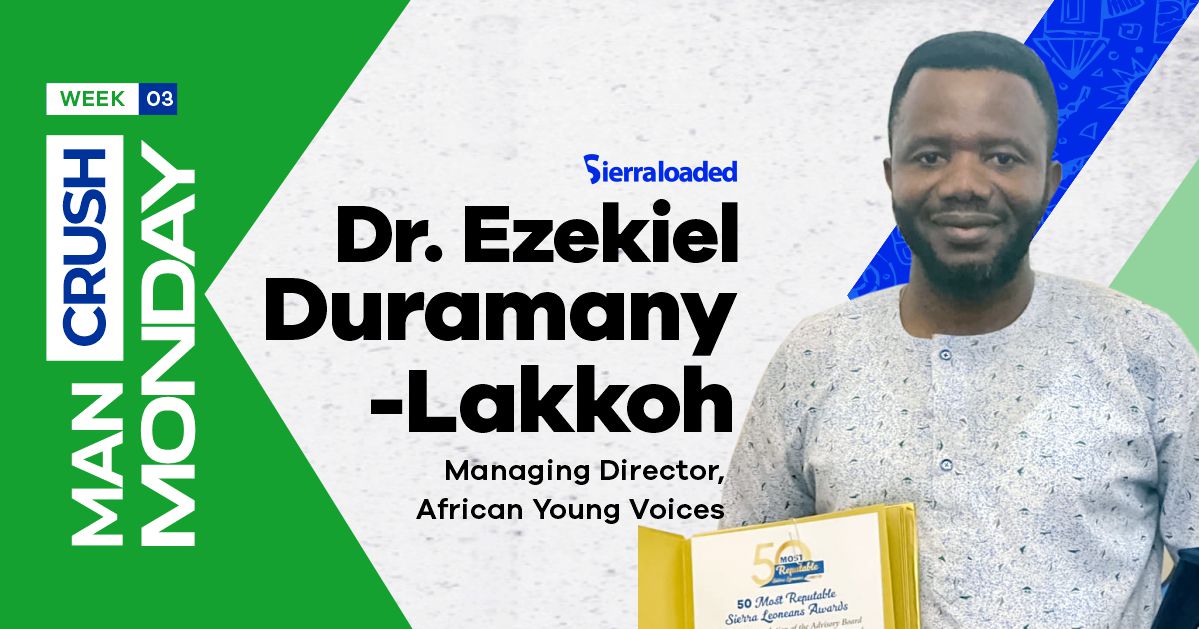 Meet Dr. Duramany-Lakkoh, Sierraloaded Man Crush Monday
