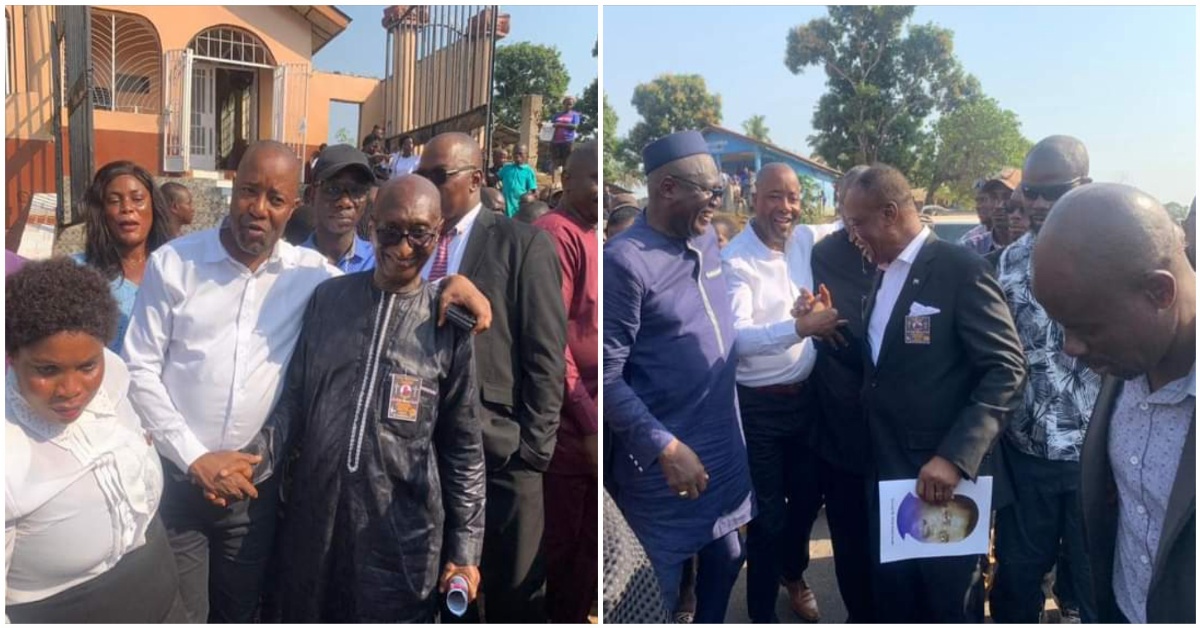 Philip Neville’s Funeral Ceremony Brought Together APC and SLPP Politicians