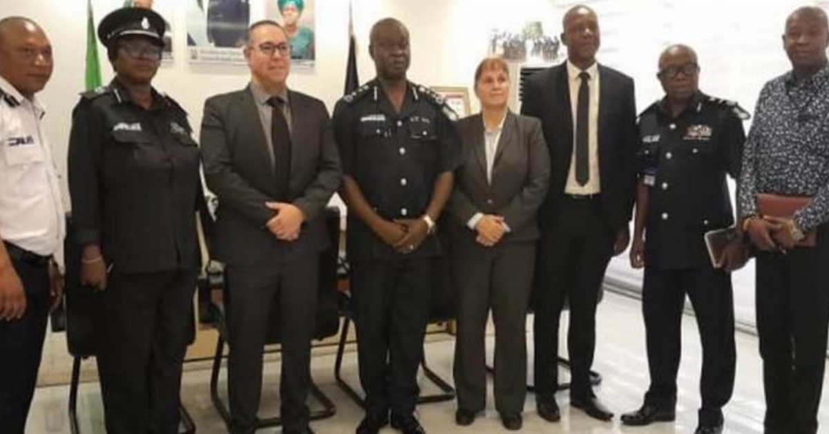 Sierra Leone Police Hosts Senior U.S Embassy Police Advisors