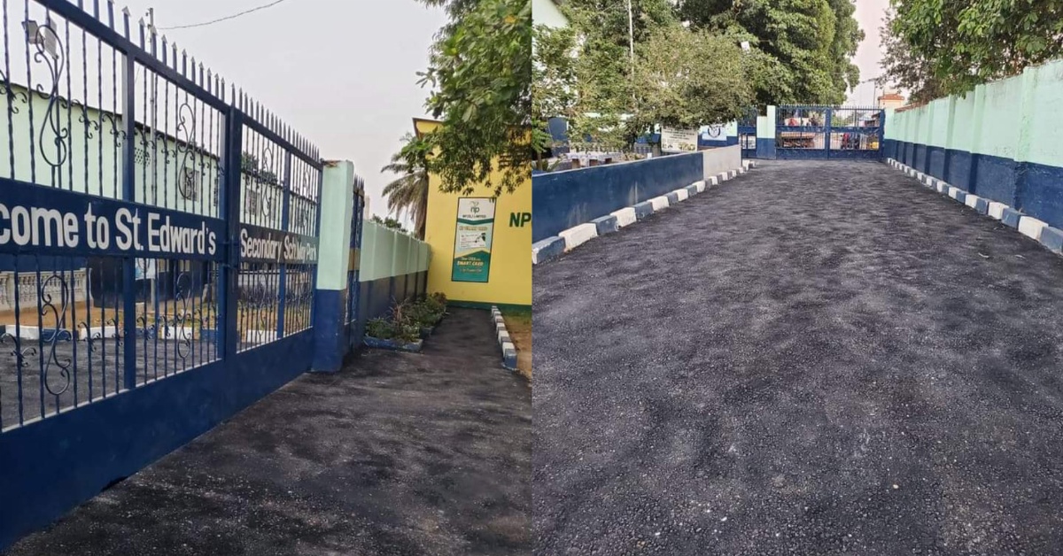 Checkout St. Edwards Secondary School Newly Installed Gate And Drive Way