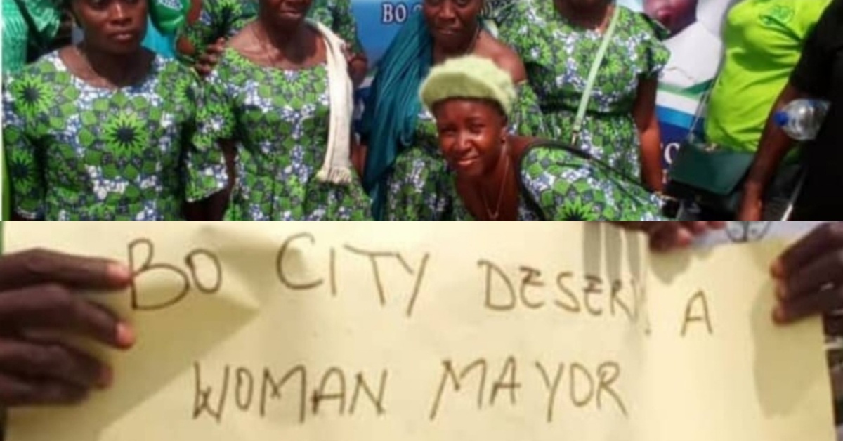 Women Support Groups in Bo Call For a Female Mayor