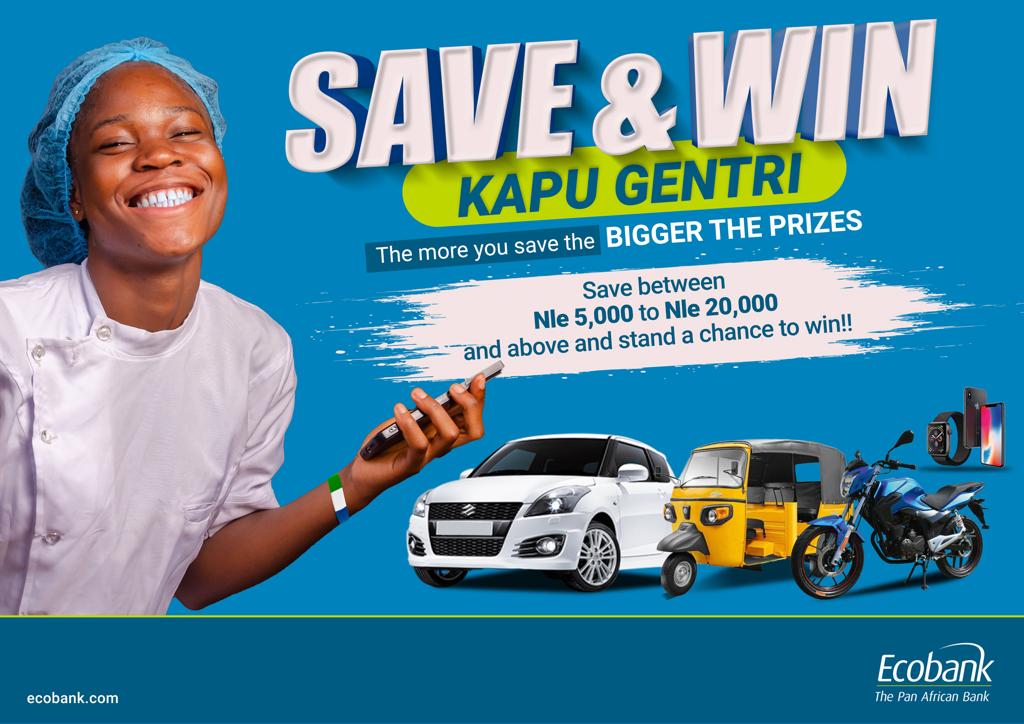 Ecobank Sierra Leone Launches Kapu Gentri (Save And Win) Promotion