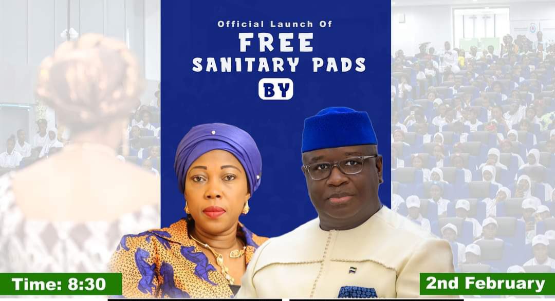 President Bio to Launch Free Sanitary Pads Phase II