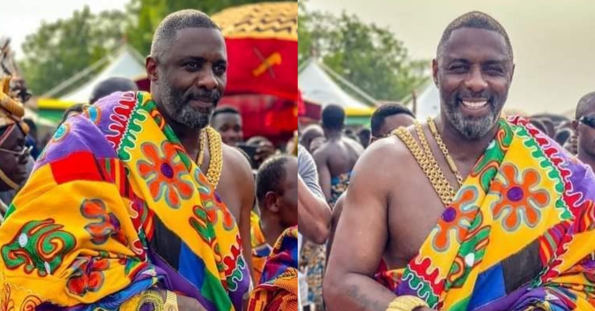 Idris Elba Celebrates Cultural Festival With Ghanians