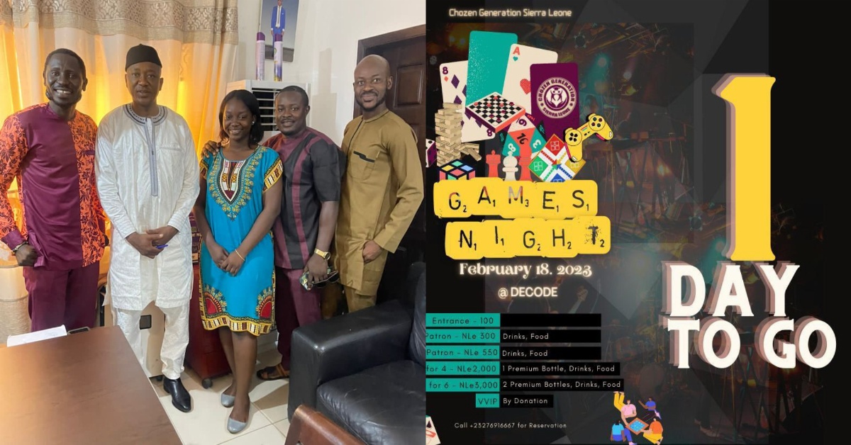 Youth Minister Endorses CGSL Games Night