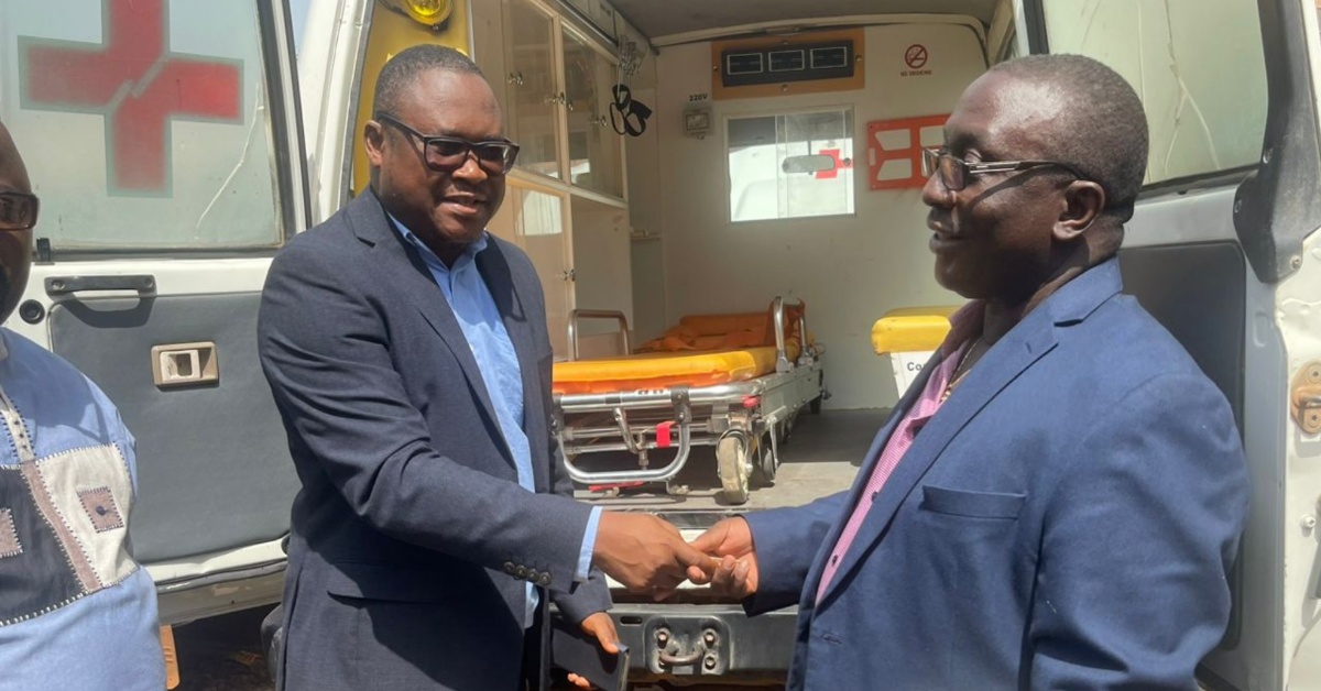 National Emergency Medical Service Donates Ambulance to SLRSA