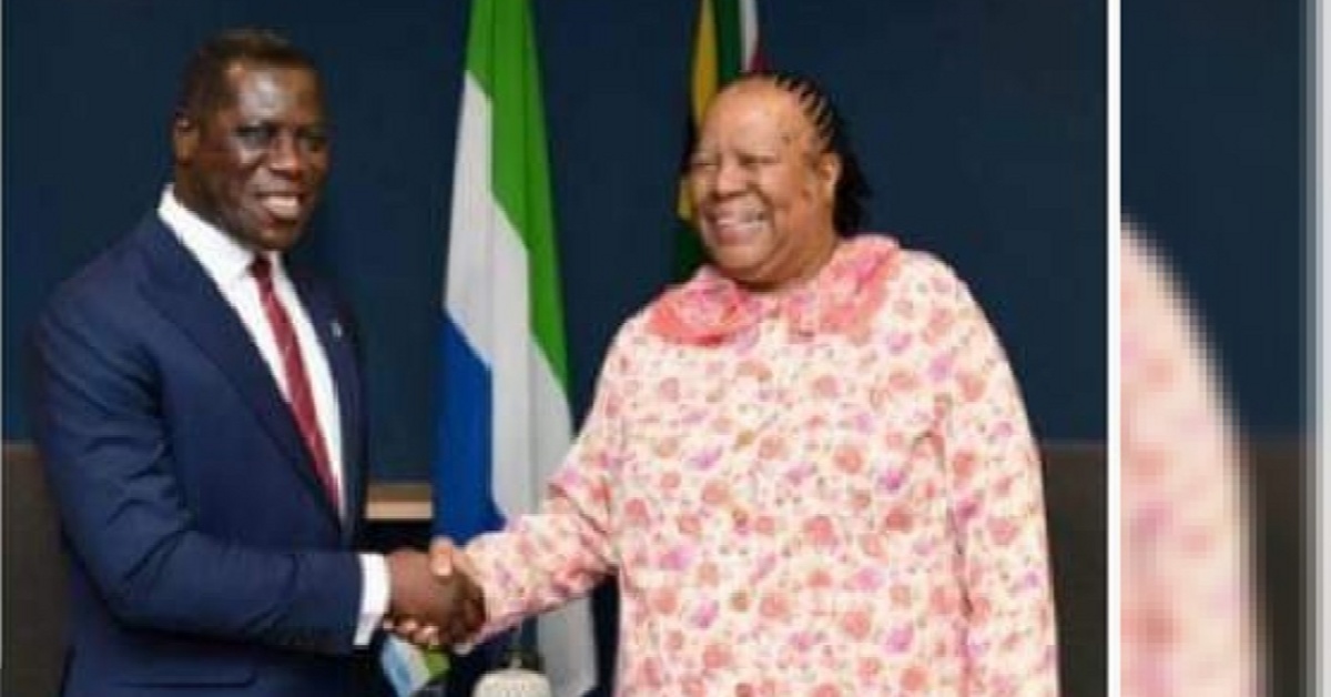 Sierra Leone, South Africa Signs MoU On Diplomatic Passports
