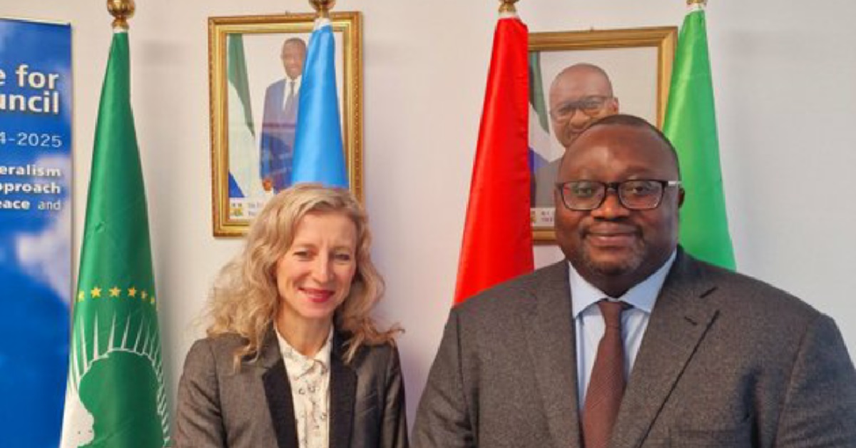 Amb. Gberie Discusses Capacity-Building Support for Sierra Leone
