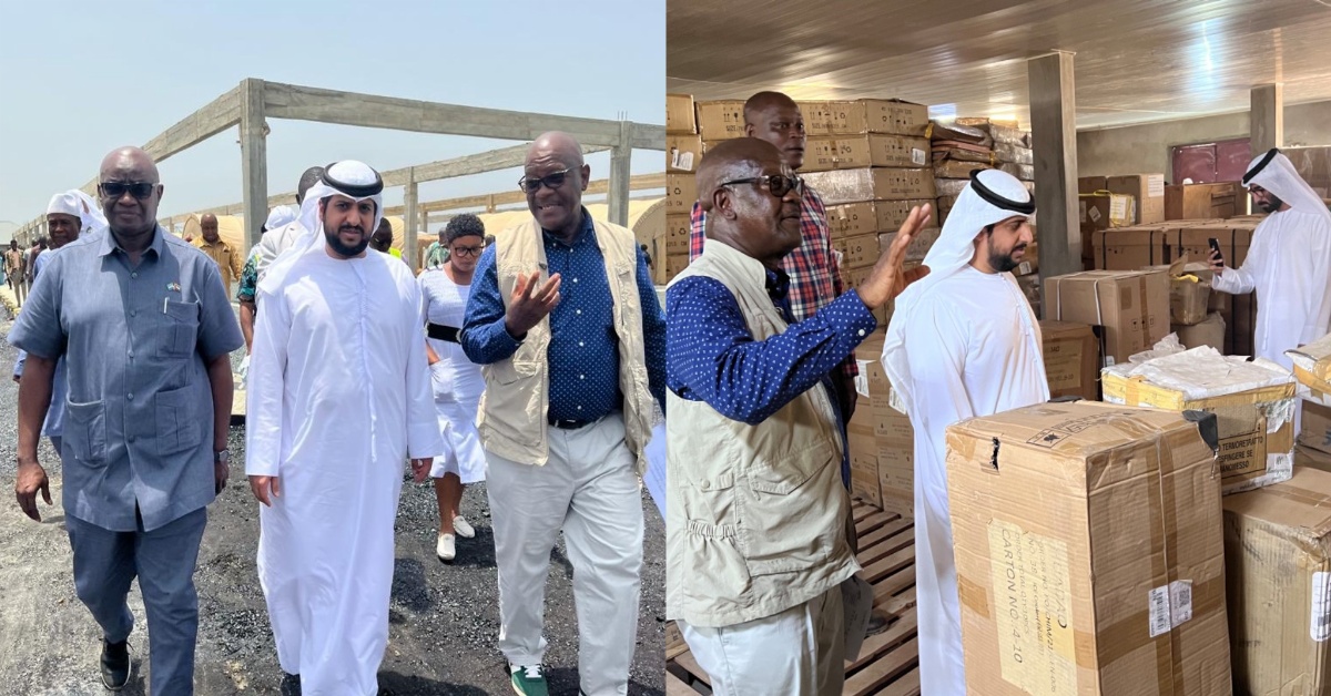 UAE Delegation Visits Construction Site of Ultra-Modern Hospital in Port Loko