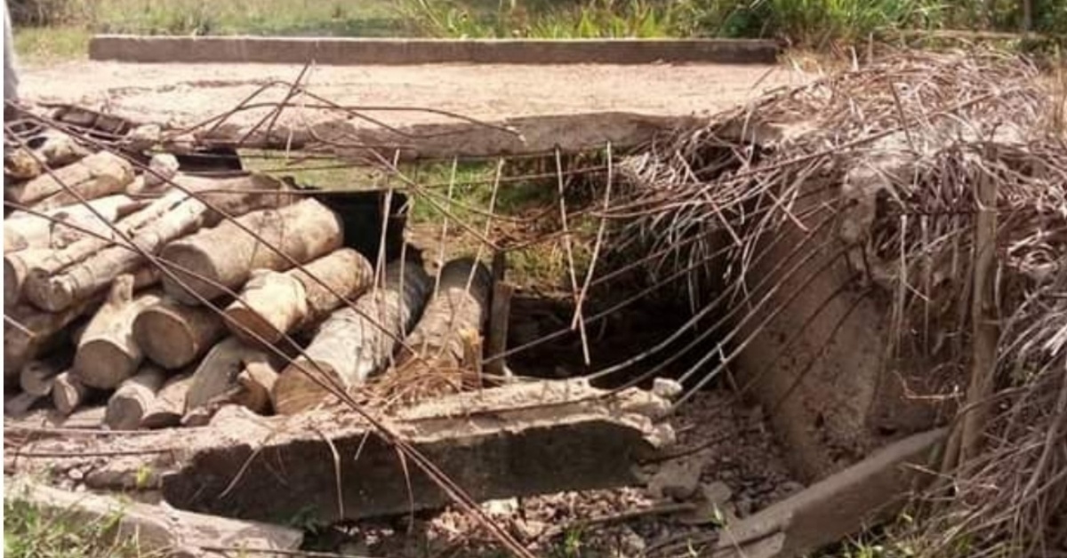 Collapsed Bridge Affects Proper Functioning of Only Medical Facility in Karene