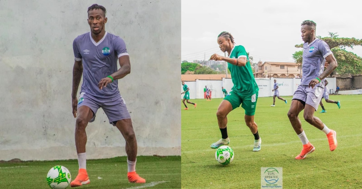 Kwame Quee Trains With Leone Stars Homebase
