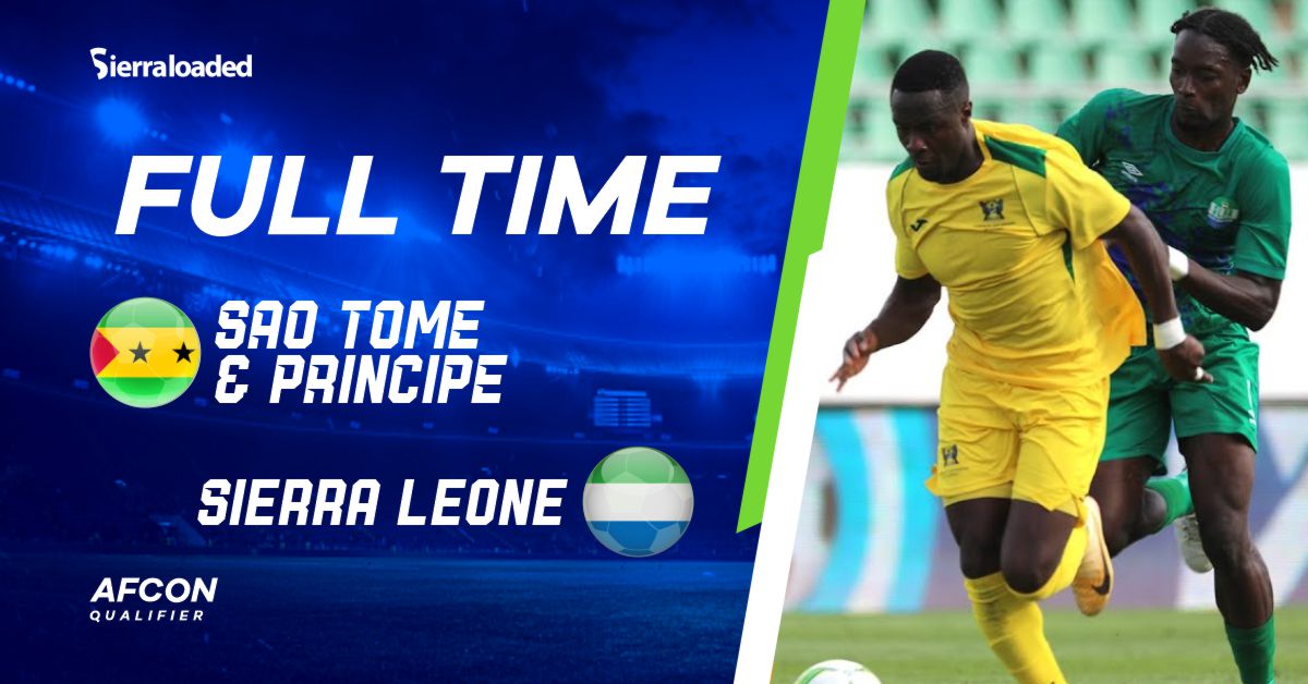 São Tomé and Príncipe (0) Vs (2) Sierra Leone  || AFCON 2023 Qualifiers Full Time