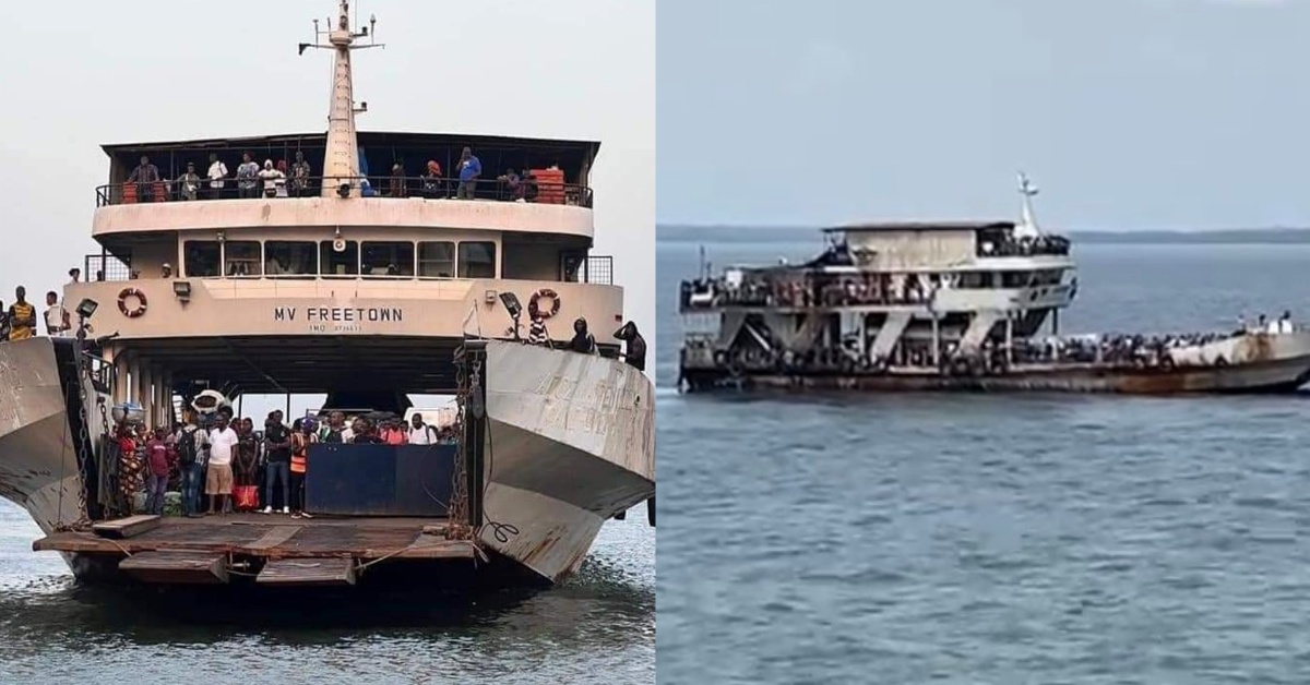 MV Freetown Ferry Stranded at Sea