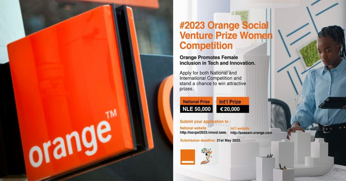 Applications Open for 13th Orange Social Venture Prize in Africa and Middle East