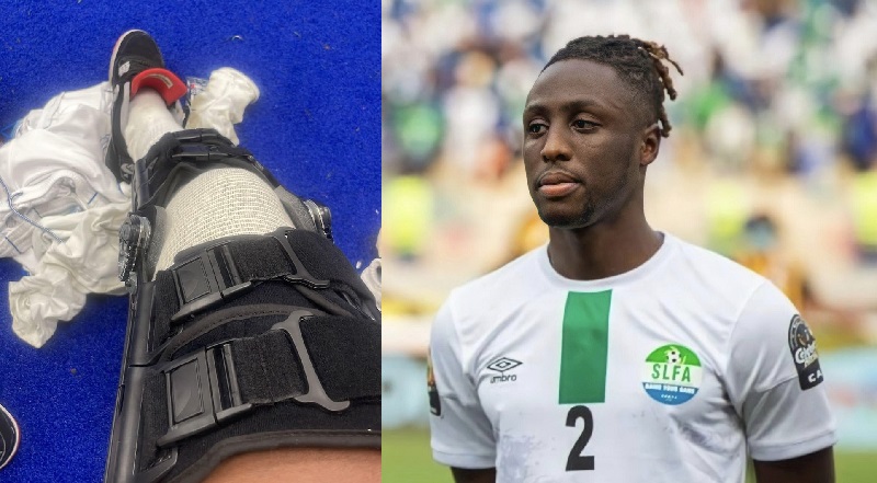 Leone Stars Defender, Osman Kakay Picks Up Injury Ahead of AFCON Qualifiers