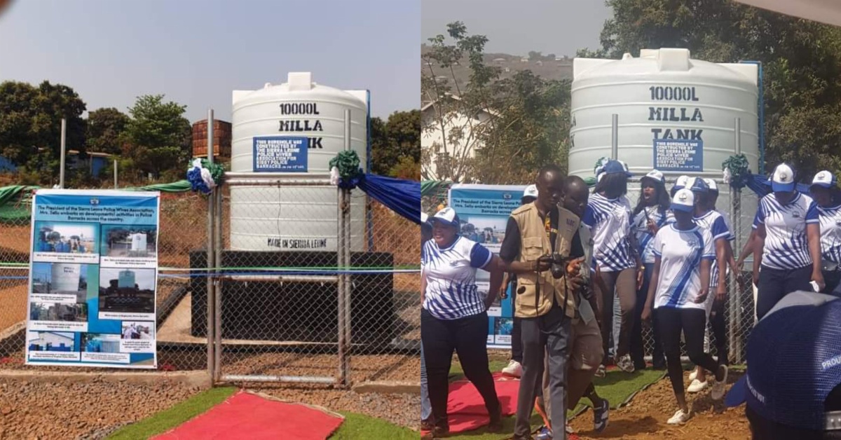 Sierra Leone Police Wives Constructs Solar Power Boreholes in Freetown