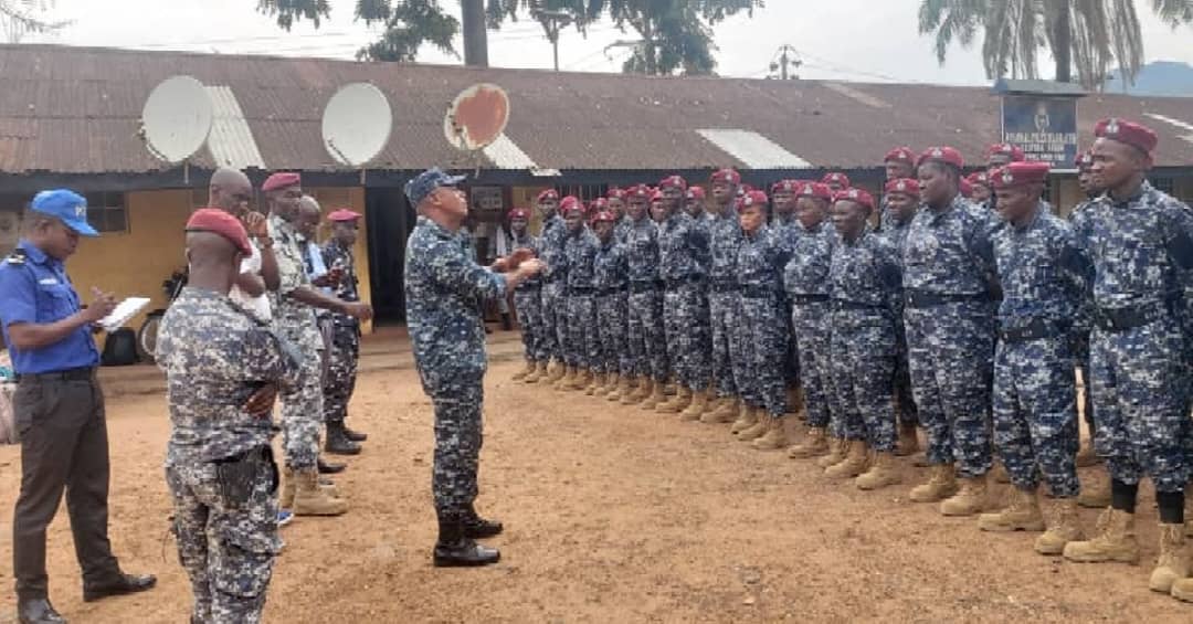 Police Commander Eastern Region Receives Recruits