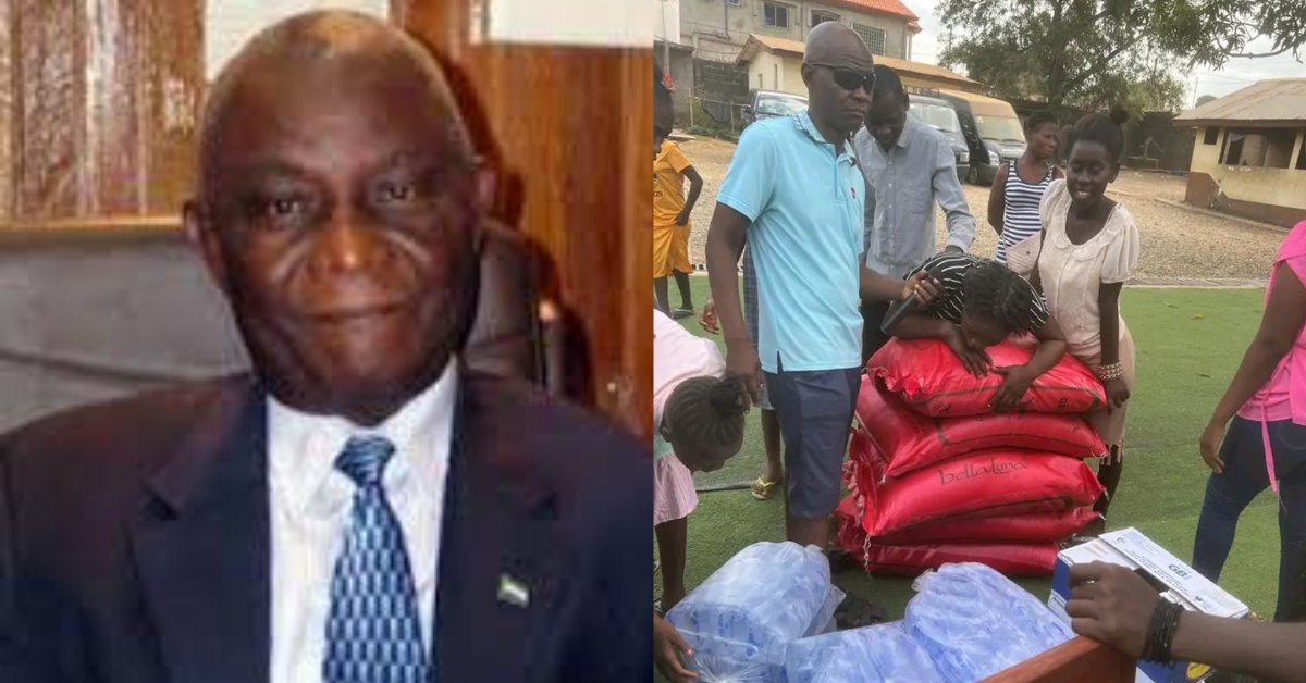 Solomon Berewa’s Children Support St Paul School For The Blind